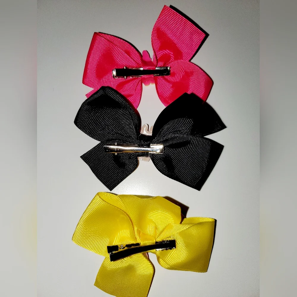 Bundle Of 3 Beautiful Inspired Labubu Monster Alligator Hair Clips NWOT
